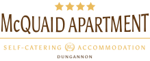 McQuaid Apartment Suite Dungannon. Self-Catering Accommodation Logo